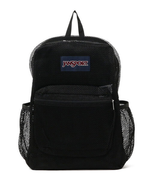 JANSPORT(ジャンスポーツ)の「JANSPORT / Eco Mesh Pac(バックパック/リュック・メンズ・ブラック・ONE SIZE)」の1枚目の写真