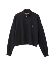 HYSTERIC GLAMOUR | HYS TIMES刺繍 ハーフジッププルオーバー(スウェット)