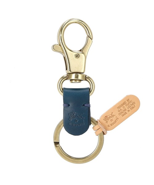 IL BISONTE(イルビゾンテ)の「IL BISONTE イル ビゾンテ キーリング(キーケース/キーアクセサリー・レディース・ブラック/キャメル/ナチュラル/ダークブルー/グリーン/オレンジ/レッド/グレー/ダークブラウン/ブラウン・FREE)」の7枚目の写真