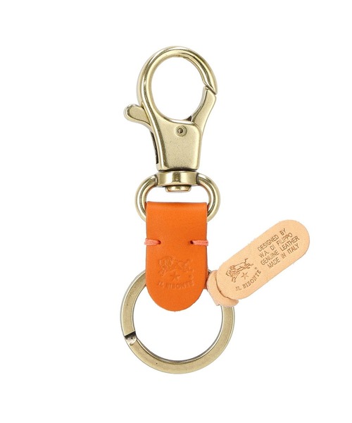 IL BISONTE(イルビゾンテ)の「IL BISONTE イル ビゾンテ キーリング(キーケース/キーアクセサリー・レディース・ブラック/キャメル/ナチュラル/ダークブルー/グリーン/オレンジ/レッド/グレー/ダークブラウン/ブラウン・FREE)」の10枚目の写真