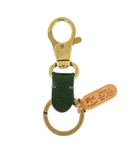 IL BISONTE(イルビゾンテ)の「IL BISONTE イル ビゾンテ キーリング(キーケース/キーアクセサリー・レディース・ブラック/キャメル/ナチュラル/ダークブルー/グリーン/オレンジ/レッド/グレー/ダークブラウン/ブラウン・FREE)」の6枚目の写真