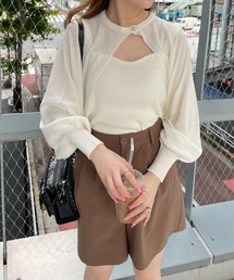 WEGO | WEGO/【2点セット】ボレロセットニットキャミ(ニット/セーター)