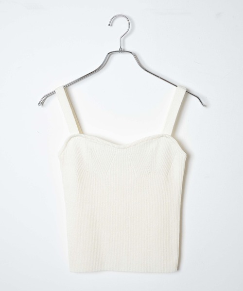 WEGO（ウィゴー）の「WEGO/【2点セット】ボレロセットニットキャミ（ニット/セーター・レディース・ブラック/アイボリー・FREE）」の17枚目の写真