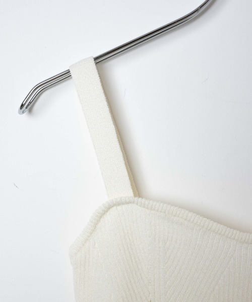WEGO（ウィゴー）の「WEGO/【2点セット】ボレロセットニットキャミ（ニット/セーター・レディース・ブラック/アイボリー・FREE）」の18枚目の写真
