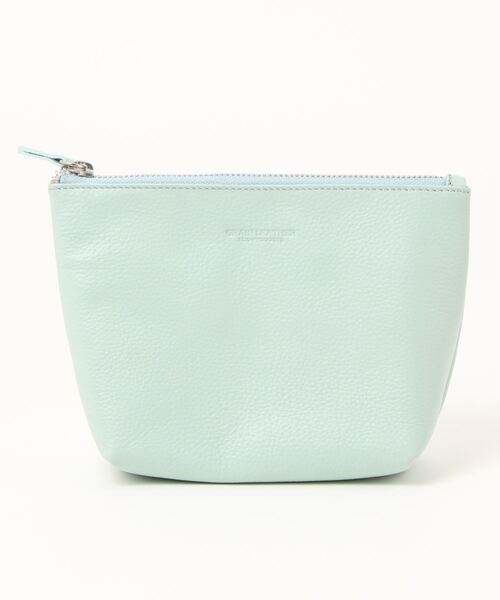 ikka（イッカ）の「リサイクルレザーポーチ（ポーチ・レディース・ブラック/ベージュ/イエロー/ミント/オレンジ系その他・FREE）」の4枚目の写真