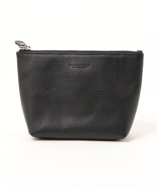 ikka（イッカ）の「リサイクルレザーポーチ（ポーチ・レディース・ブラック/ベージュ/イエロー/ミント/オレンジ系その他・FREE）」の2枚目の写真