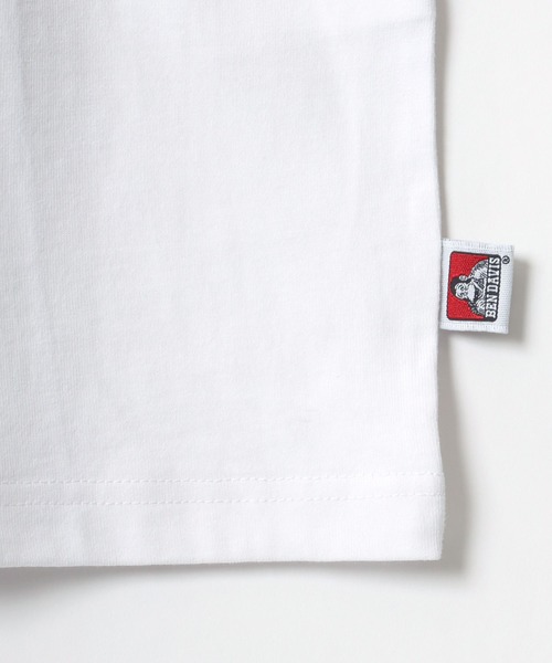 BEN DAVIS（ベンデイビス）の「BEN DAVIS/ベンデイビス ビッグシルエット ロゴ ファイヤーボール 袖プリント ロングスリーブTシャツ/レディース メンズ ロンT（Tシャツ/カットソー・メンズ・ホワイト/オートミール/チャコール/ダークグリーン・M/L/XL）」の14枚目の写真