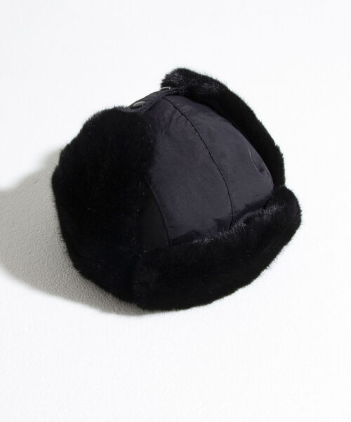 GLOSTER（グロスター）の「【GLOSTER/グロスター】ファーフライトキャップ RIPSTOP リップストップ ミリタリー（キャップ・メンズ・ブラック/ベージュ/オリーブ・FREE）」の10枚目の写真