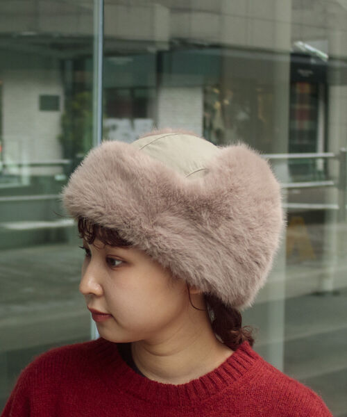 GLOSTER（グロスター）の「【GLOSTER/グロスター】ファーフライトキャップ RIPSTOP リップストップ ミリタリー（キャップ・メンズ・ブラック/ベージュ/オリーブ・FREE）」の19枚目の写真