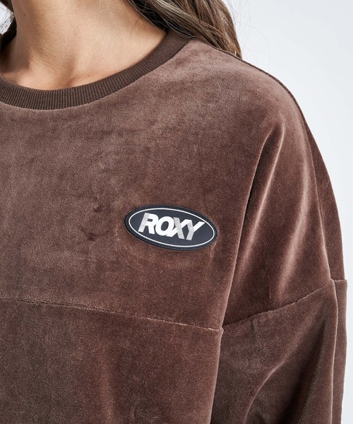 ROXY(ロキシー)の「GO GIRL PO/ロキシーベロアスウェットトレーナー(スウェット・レディース・ブラック/ブラウン/ブルー・MEDIUM/LARGE/SMALL)」の7枚目の写真