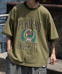 カレッジロゴリンガーTシャツ
