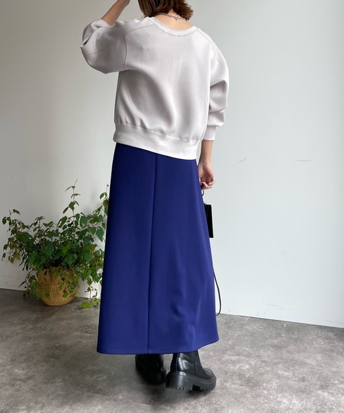 DouDou（ドゥドゥ）の「2WAYドットボタンショートカーディガン（カーディガン/ボレロ・レディース・ブラック/パープル/グレイッシュベージュ/オフホワイト・FREE）」の10枚目の写真