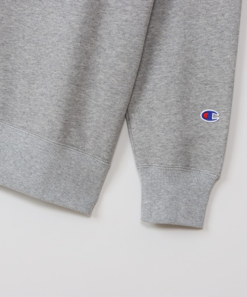 Champion（チャンピオン）の「【Champion/チャンピオン】メンズ ベーシック クルーネックスウェットシャツ（スウェット・メンズ・ブラック/ブルー系その他/ブラウン/グレー/ホワイト/アーミー/ネイビー/オートミール/ラベンダー/ブルー系その他2/カーキ・MEDIUM/LARGE/X-LARGE）」の18枚目の写真