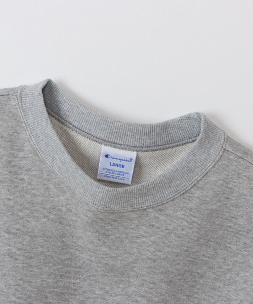 Champion（チャンピオン）の「【Champion/チャンピオン】メンズ ベーシック クルーネックスウェットシャツ（スウェット・メンズ・ブラック/ブルー系その他/ブラウン/グレー/ホワイト/アーミー/ネイビー/オートミール/ラベンダー/ブルー系その他2/カーキ・MEDIUM/LARGE/X-LARGE）」の20枚目の写真