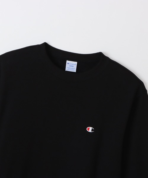Champion（チャンピオン）の「【Champion/チャンピオン】メンズ ベーシック クルーネックスウェットシャツ（スウェット・メンズ・ブラック/ブルー系その他/ブラウン/グレー/ホワイト/アーミー/ネイビー/オートミール/ラベンダー/ブルー系その他2/カーキ・MEDIUM/LARGE/X-LARGE）」の16枚目の写真