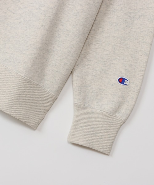 Champion（チャンピオン）の「【Champion/チャンピオン】メンズ ベーシック クルーネックスウェットシャツ（スウェット・メンズ・ブラック/ブルー系その他/ブラウン/グレー/ホワイト/アーミー/ネイビー/オートミール/ラベンダー/ブルー系その他2/カーキ・MEDIUM/LARGE/X-LARGE）」の21枚目の写真