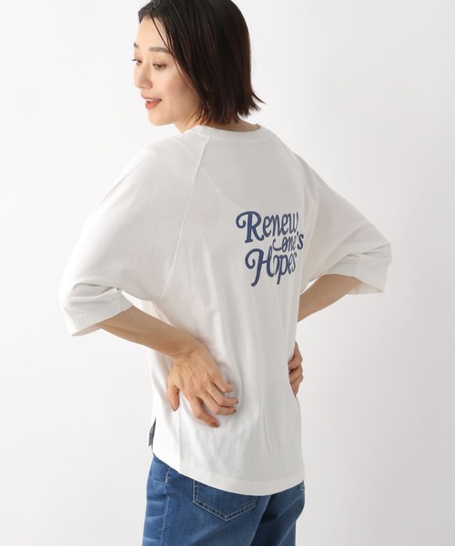 LEPSIM(レプシィム)の「ヴィンテージラグランT 134878(Tシャツ/カットソー・レディース・ブラウン/グレー/オフホワイト・FREE)」の22枚目の写真