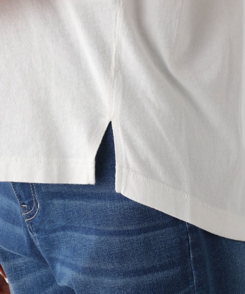 LEPSIM(レプシィム)の「ヴィンテージラグランT 134878(Tシャツ/カットソー・レディース・ブラウン/グレー/オフホワイト・FREE)」の5枚目の写真