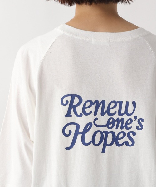 LEPSIM(レプシィム)の「ヴィンテージラグランT 134878(Tシャツ/カットソー・レディース・ブラウン/グレー/オフホワイト・FREE)」の10枚目の写真