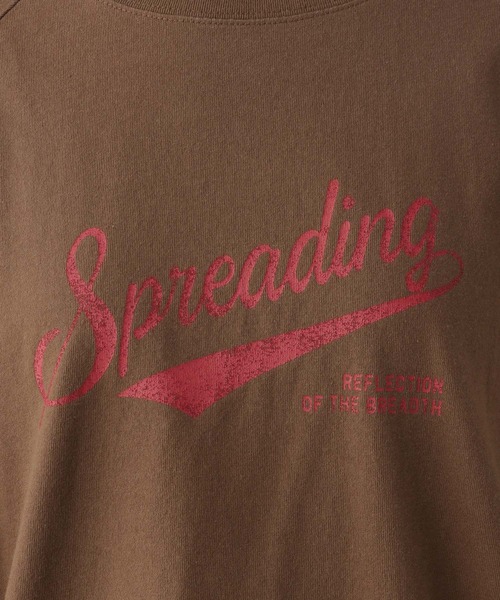 LEPSIM(レプシィム)の「ヴィンテージラグランT 134878(Tシャツ/カットソー・レディース・ブラウン/グレー/オフホワイト・FREE)」の14枚目の写真