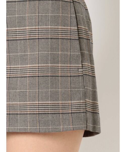 GYDA（ジェイダ）の「【セットアップ着用可】ハイウエストグレンチェックショートパンツ（その他パンツ・レディース・ベージュ/グレー・FREE）」の17枚目の写真
