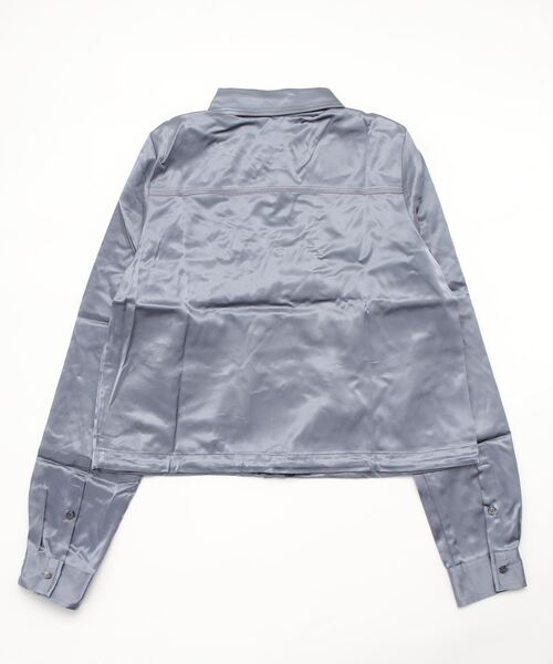 DIESEL（ディーゼル）の「レディース 長袖シャツ サテン（シャツ/ブラウス・レディース・グレー/ブラック・MEDIUM/LARGE/X-LARGE/SMALL）」の14枚目の写真