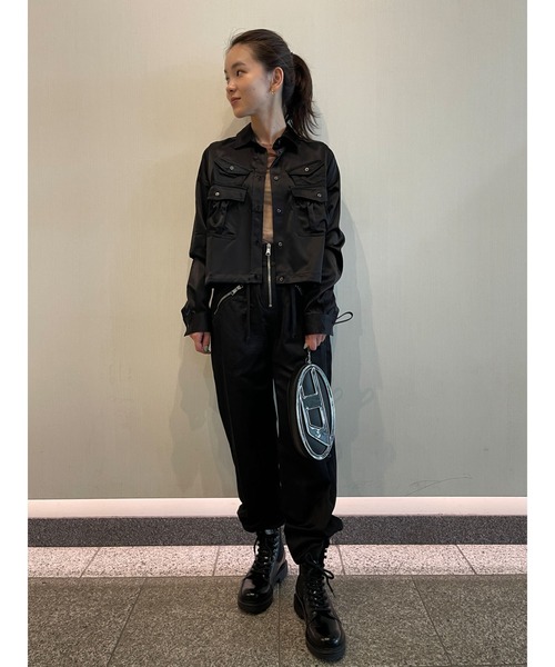 DIESEL（ディーゼル）の「レディース 長袖シャツ サテン（シャツ/ブラウス・レディース・グレー/ブラック・MEDIUM/LARGE/X-LARGE/SMALL）」の20枚目の写真