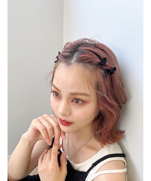 jumelle（ジュメロ）の「プチハートクリップ（バレッタ/ヘアクリップ・レディース・ブラック・FREE）」の5枚目の写真