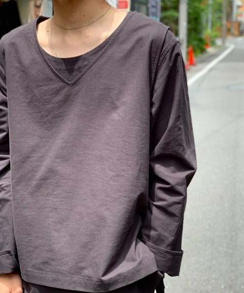 Toironier(トワロニエ)の「Toironier/トワロニエ/Lounge Vest/ラウンジベスト(その他アウター・メンズ・ブラック/ラベンダー/マスタード・F)」の10枚目の写真