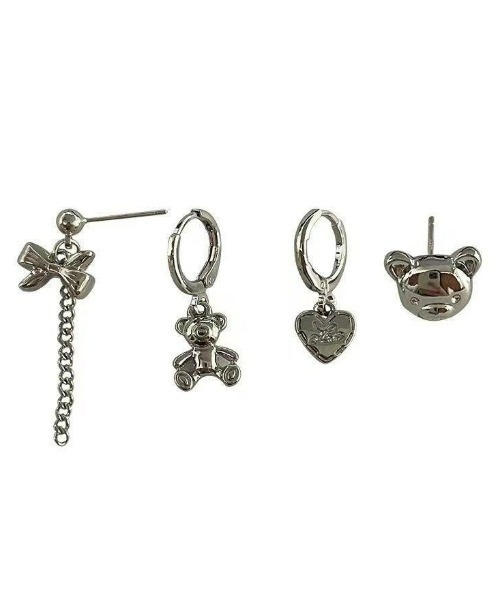 LAC-VERT(ラック・ヴェール)の「ベアピアスセット(ピアス(両耳用)・レディース・シルバー・FREE)」の5枚目の写真