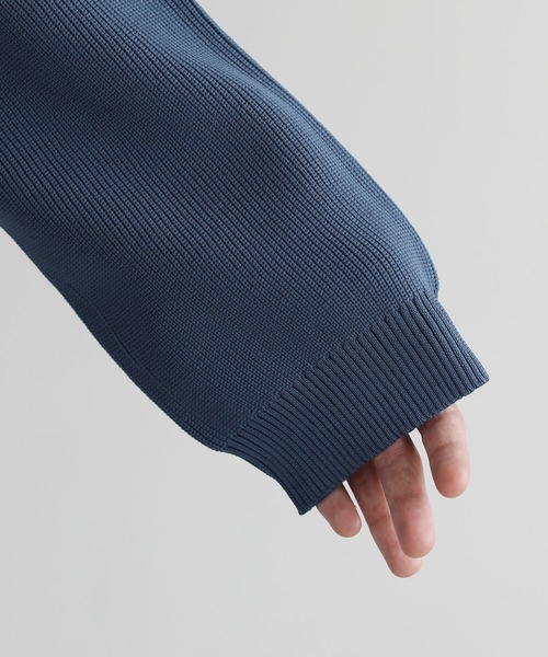 ASTRONOMY（アストロノミー）の「4WAYストレッチ ウォッシャブル ボタンレスカーディガン（カーディガン/ボレロ・メンズ・ライトグレー/モカ/パープル/ブラック/チャコール/ブルーグリーン/マスタード・XL/S/L/M）」の8枚目の写真