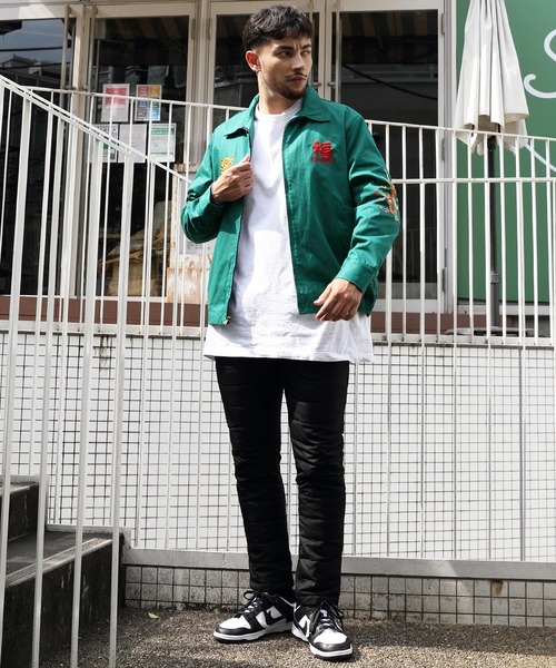 HOUSTON(ヒューストン)の「HOUSTON ベトナムジャケット(タイガー)(ブルゾン・メンズ・ターコイズブルー/ブラック/グリーン・X-LARGE/MEDIUM/XX-LARGE/LARGE)」の10枚目の写真