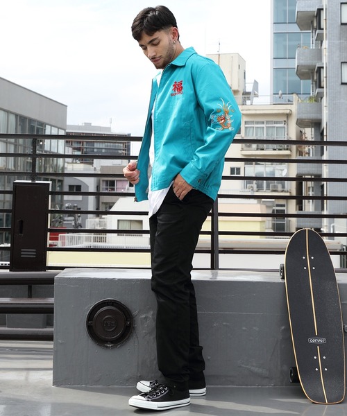 HOUSTON(ヒューストン)の「HOUSTON ベトナムジャケット(タイガー)(ブルゾン・メンズ・ターコイズブルー/ブラック/グリーン・X-LARGE/MEDIUM/XX-LARGE/LARGE)」の21枚目の写真