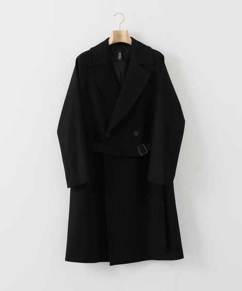 hevo（イーヴォ）BRINDISI ウールコート 46 ネイビー メンズ