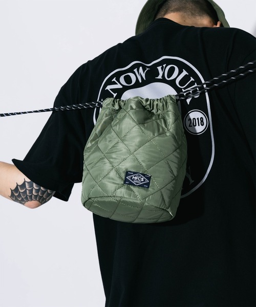 MFC STORE(エムエフシーストア)の「MFC STORE QUILTING BAG(ショルダーバッグ・メンズ・ブラック/カーキ・ONE SIZE)」の4枚目の写真