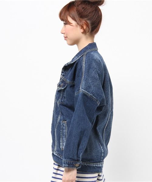 WHO'S WHO gallery（フーズフーギャラリー）の「【THE BIG】ビッグGジャン（デニムジャケット・レディース・ブルー・FREE）」の3枚目の写真