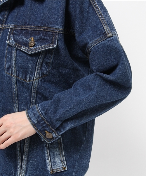 WHO'S WHO gallery（フーズフーギャラリー）の「【THE BIG】ビッグGジャン（デニムジャケット・レディース・ブルー・FREE）」の6枚目の写真