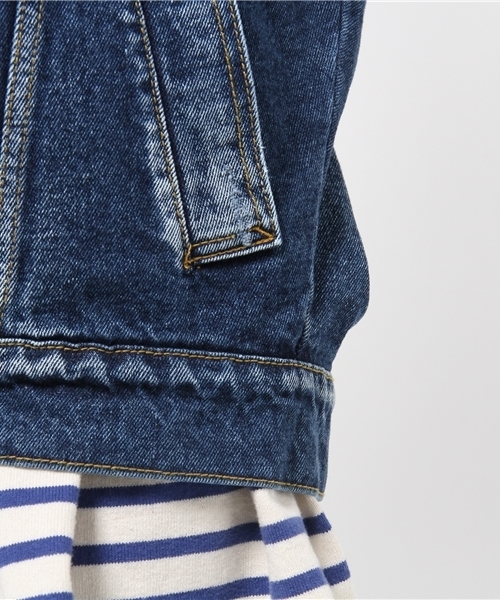 WHO'S WHO gallery（フーズフーギャラリー）の「【THE BIG】ビッグGジャン（デニムジャケット・レディース・ブルー・FREE）」の8枚目の写真