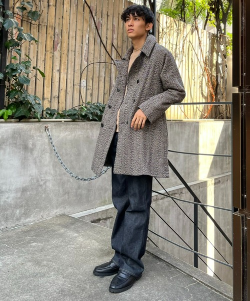 CIAOPANIC（チャオパニック）の「2wayヘリンボンダブルブレストコート