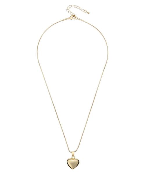 AMERICAN HOLIC（アメリカンホリック）の「ぷっくりハートトップネックレス（ネックレス・レディース・ゴールド/シルバー・FREE）」の5枚目の写真