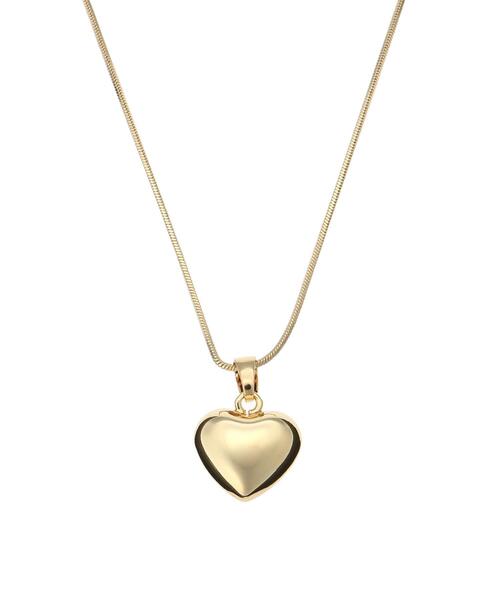 AMERICAN HOLIC（アメリカンホリック）の「ぷっくりハートトップネックレス（ネックレス・レディース・ゴールド/シルバー・FREE）」の8枚目の写真