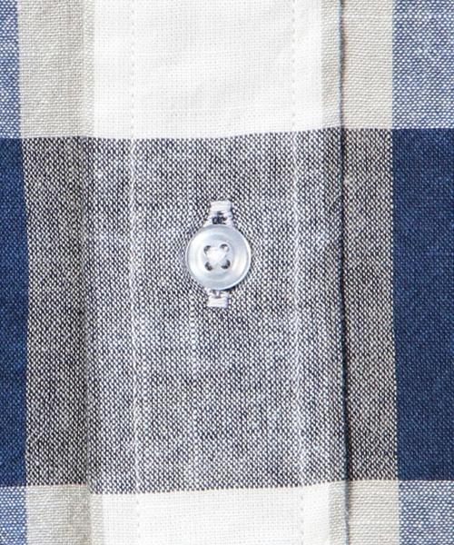 coen（コーエン）の「インディゴチェックボタンダウンシャツ（シャツ/ブラウス・メンズ・その他2/その他1・SMALL/MEDIUM/LARGE/X-LARGE）」の9枚目の写真