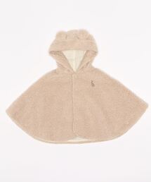 [ベビー]中綿入りボアマント