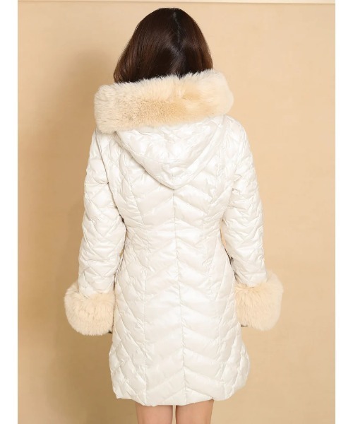 ダーリッチ darich ダウンコート 2024 ホワイト ダーリッチ Darich