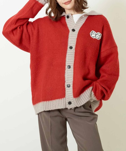 【セール】★Bling leads★モヘアタッチニットシャツカーディガン（カーディガン/ボレロ）｜Bling Leads（ブリングリーズ） 6,657円