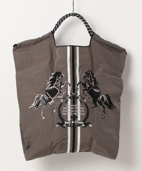 Ball&Chain（ボールアンドチェーン）の「WEB限定 【Ball&Chain】TWIN HORSE（エコバッグ/サブバッグ）」 WEAR