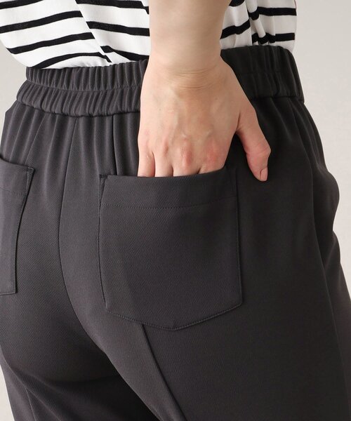 【新品未使用】ビアズリー　センターシームパンツ　ブラック UNTITLED（アンタイトル）の「◇【ラクに着られる】センター
