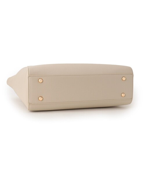 SHOO・LA・RUE（シューラルー）の「◆【通勤/通学】サイドポケットトート【A4】（トートバッグ・レディース・アイボリー/ブラック/グレー・00）」の7枚目の写真