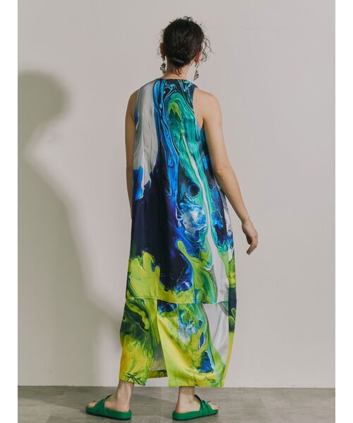 UN3D.(アンスリード)の「REBORN COCOON OP / リボーンコクーンワンピース(ワンピース・レディース・イエロー/オレンジ・40/38/36)」の3枚目の写真