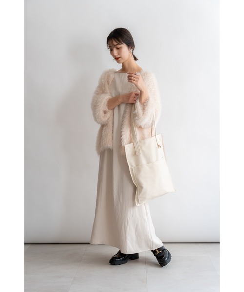 DEVICE+（デバイスプラス）の「DEVICE+ シャープデザイン キャンバス トートバッグ（トートバッグ・メンズ・ブラック/ナチュラル・FREE）」の8枚目の写真